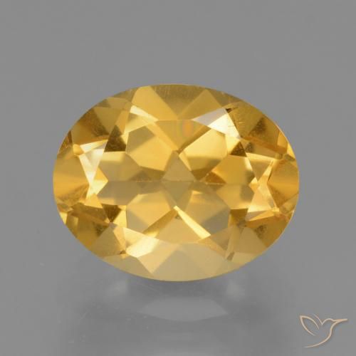 2.47ct Naturale Arancio dorato Citrino, Ovale, VVS-VS