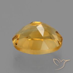 Citrino Arancio Dorato Profondo naturale da 2.74 ct, Ovale, VVS