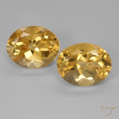 5.78ctw Naturale Arancio Dorato Profondo Citrino, Ovale, VVS, Photo A