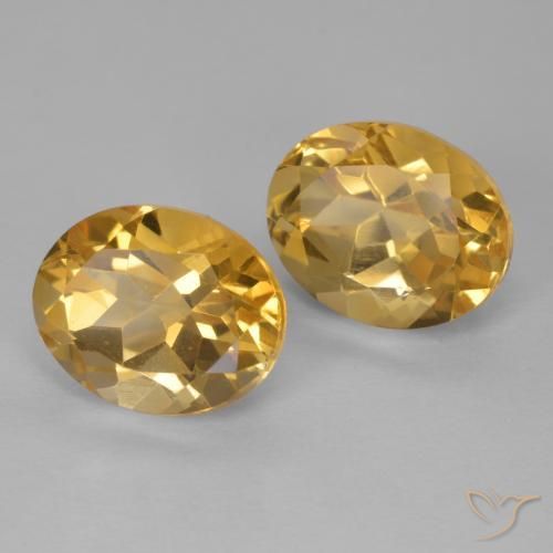 Gemme di Citrino Arancio Dorato Profondo naturale da 5.78 ct, Ovale, VVS