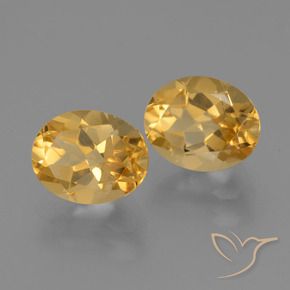 Gemme di Citrino Arancio Dorato Profondo naturale da 5.04 ct, Taglio ovale, VVS