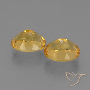 Gemme di Citrino Arancio Dorato Profondo naturale da 5.04 ct, Taglio ovale, VVS