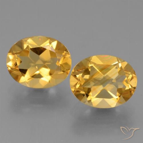 5.33ctw Naturale Oro brillante Citrino, Ovale, VVS