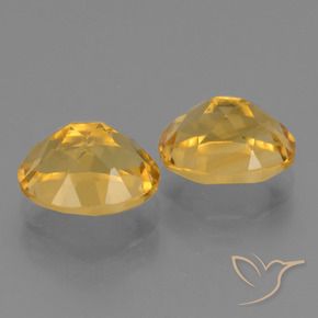 Gemme di Citrino Arancio Dorato Profondo naturale da 5.61 ct, Ovale, VVS