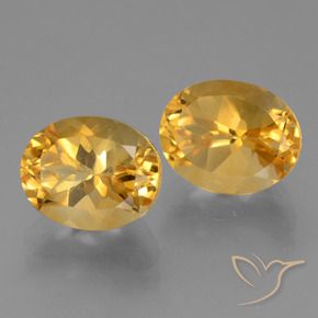 Gemme di Citrino Arancio Dorato Profondo naturale da 5.81 ct, Ovale, VVS-VS