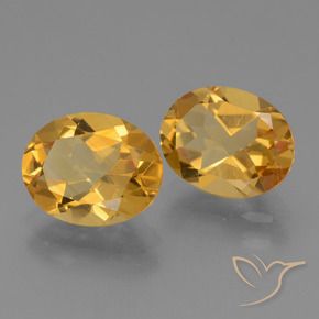 Gemme di Citrino Dorato scuro naturale da 4.40 ct, Ovale, VVS