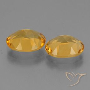 Gemme di Citrino Dorato scuro naturale da 4.40 ct, Ovale, VVS