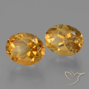 Gemme di Citrino Dorato scuro naturale da 5.78 ct, Ovale, VVS-VS