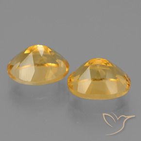 Gemme di Citrino Arancio Dorato Profondo naturale da 5.17 ct, Ovale, VVS
