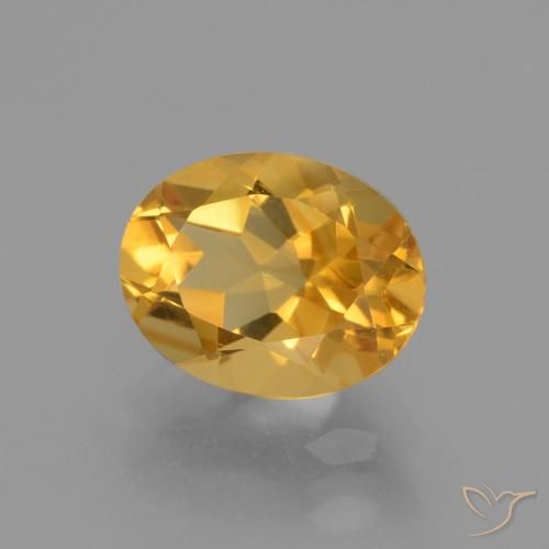 Citrino Arancio Dorato Profondo naturale da 2.44 ct, Ovale, VVS