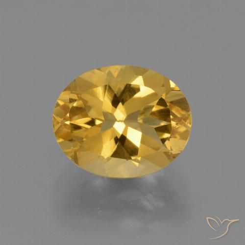 2.51ct Naturale Arancio dorato Citrino, Ovale, VS