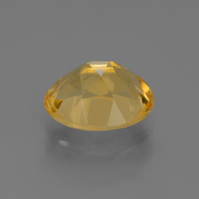 Citrino naturale dorato da 2,50 ct, taglio ovale, VVS