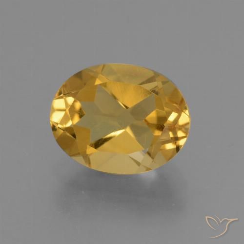 Citrino Arancio Dorato Profondo naturale da 2.42 ct, Taglio ovale, VS