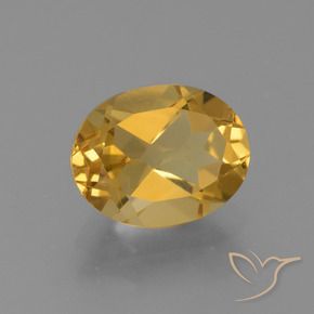 Citrino Arancio Dorato Profondo naturale da 2.42 ct, Taglio ovale, VS