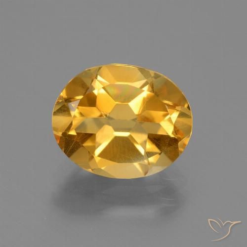 2.35ct Naturale Arancio intenso-OroG Citrino, Ovale, VVS