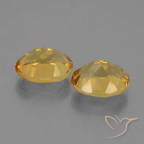 Gemme di Citrino Arancio Dorato Profondo naturale da 4.84 ct, Ovale, VVS-VS
