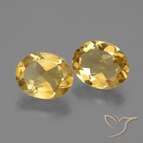 Gemme di Citrino Oro profondo naturale da 4.19 ct, Ovale, VVS-VS