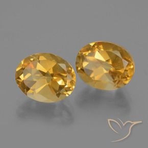 Gemme di Citrino Dorato scuro naturale da 5.00 ct, Ovale, VVS-VS