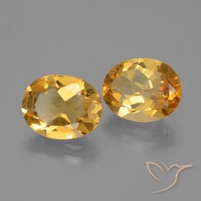 Gemme di Citrino Arancio Scuro-Oro naturale da 3.85 ct, Ovale, VVS-VS