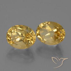 Gemme di Citrino Arancio Dorato Profondo naturale da 5.89 ct, Ovale, VVS