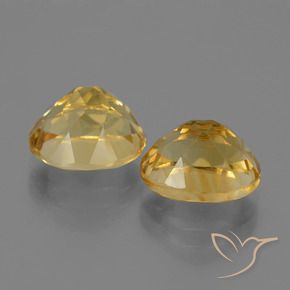 Gemme di Citrino Arancio Dorato Profondo naturale da 5.89 ct, Ovale, VVS