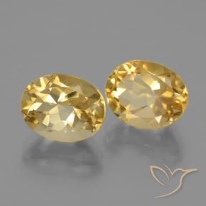 Gemme di Citrino Arancio Dorato Profondo naturale da 5.59 ct, Ovale, VVS