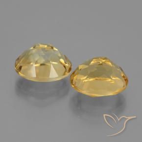 Gemme di Citrino Arancio Dorato Profondo naturale da 5.59 ct, Ovale, VVS