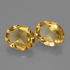 Citrino naturale dorato da 4,05 ct, taglio ovale, VVS-VS