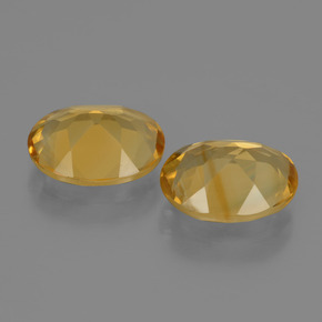 Citrino naturale dorato da 4,05 ct, taglio ovale, VVS-VS