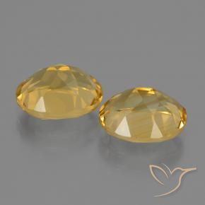 Gemme di Citrino Dorato medio-scuro naturale da 5.06 ct, Ovale, VS