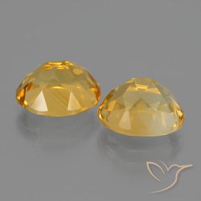 Gemme di Citrino Dorato scuro naturale da 5.11 ct, Ovale, VVS-VS