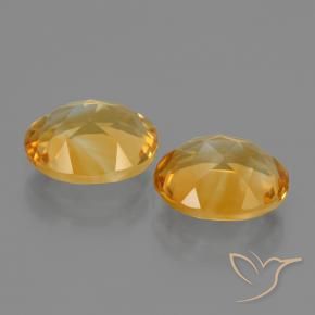 Gemme di Citrino Dorato medio-chiaro naturale da 4.81 ct, Ovale, VVS-VS