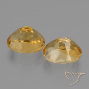 Gemme di Citrino Arancio Dorato Profondo naturale da 5.49 ct, Ovale, VVS