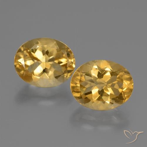 4.65ctw Naturale Dorato medio-scuro Citrino, Ovale, VS