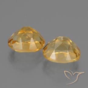 Gemme di Citrino Arancio Dorato Profondo naturale da 5.63 ct, Ovale, VVS