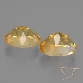 Gemme di Citrino Arancio Dorato Profondo naturale da 5.03 ct, Ovale, VVS-VS