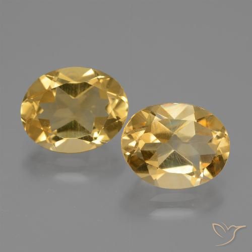 4.58ctw Naturale Dorato Citrino, Ovale, VVS-VS