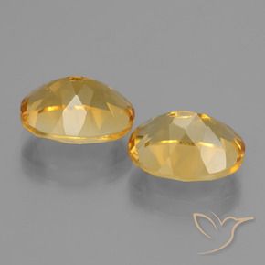 Gemme di Citrino Dorato medio-scuro naturale da 5.21 ct, Ovale, VVS-VS