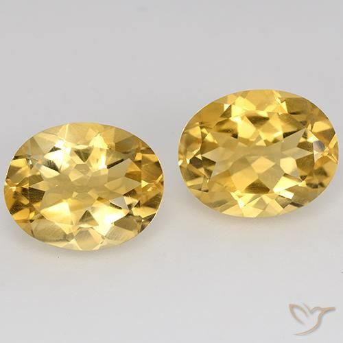 4.70ctw Naturale Arancio dorato Citrino, Ovale, VVS-VS