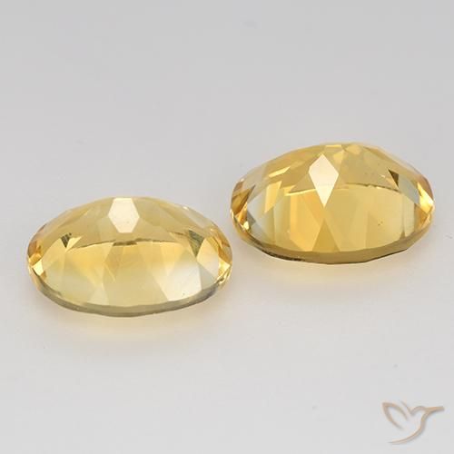 Gemme di Citrino Arancio dorato naturale da 4.70 ct, Ovale, VVS-VS