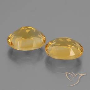 Gemme di Citrino Arancio Dorato Profondo naturale da 4.97 ct, Ovale, VVS-VS
