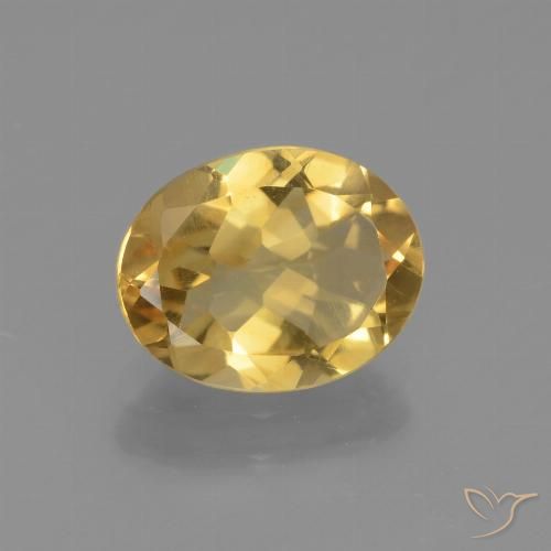 2.07ct Naturale Arancio dorato Citrino, Ovale, VVS-VS