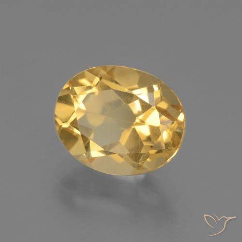 Citrino Dorato naturale da 2.48 ct, Ovale, VS