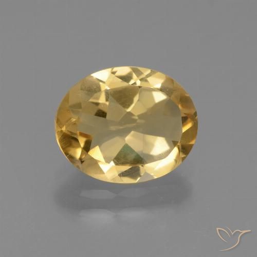 2.10ct Naturale Arancio dorato Citrino, Ovale, VS