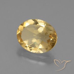Citrino Arancio dorato naturale da 2.10 ct, Ovale, VS