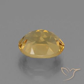 Citrino Dorato medio-chiaro naturale da 2.55 ct, Ovale, VVS