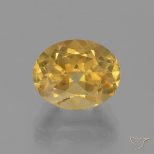 2.98ct Naturale Dorato medio Citrino, Ovale, VVS