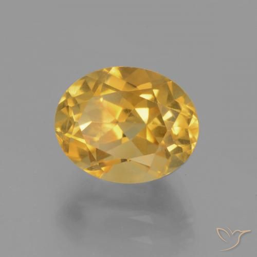 Citrino Dorato medio naturale da 2.98 ct, Ovale, VVS