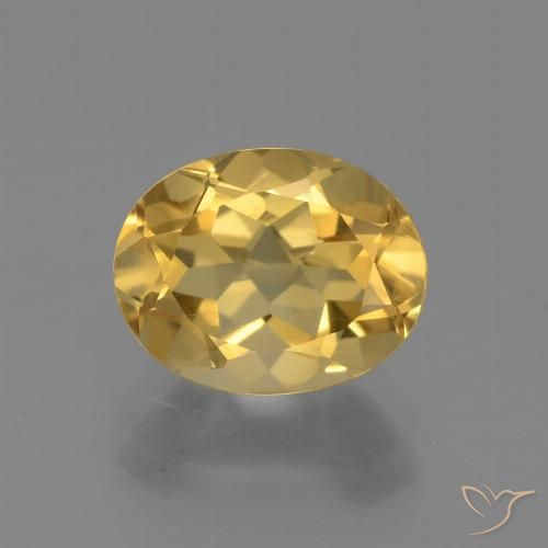 2.63ct Naturale Arancio dorato Citrino, Ovale, VVS-VS