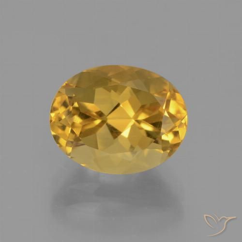 2.78ct Naturale Dorato scuro Citrino, Ovale, VVS-VS